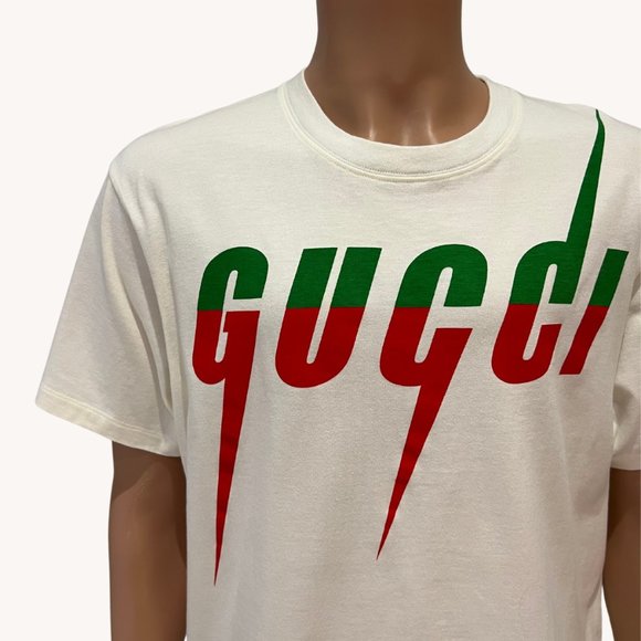 Gucci Gucci Blade Logo Print T-Shirt - Picture 4 of 8